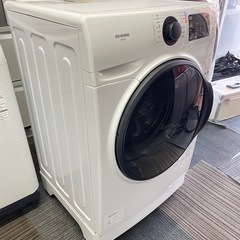 北九州市内配送無料　保証付き 値下げた ドラム式全自動洗濯機 ホワイト HD81AR-W [洗濯8.0kg /乾燥機能無 /左開き]の画像