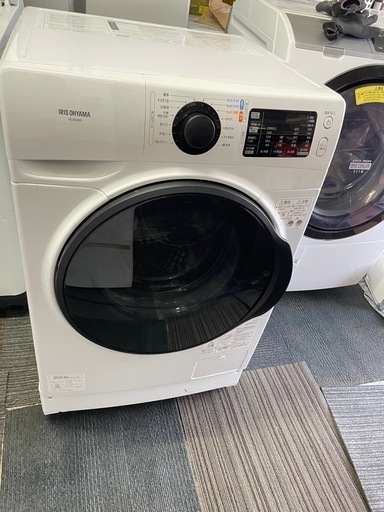 北九州市内配送無料　保証付き 値下げた ドラム式全自動洗濯機 ホワイト HD81AR-W [洗濯8.0kg /乾燥機能無 /左開き]