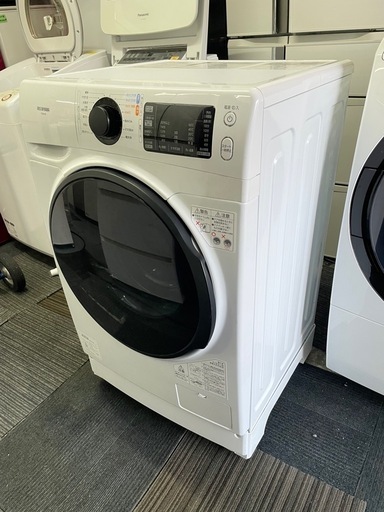 北九州市内配送無料　保証付き 値下げた ドラム式全自動洗濯機 ホワイト HD81AR-W [洗濯8.0kg /乾燥機能無 /左開き]