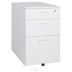 取引き決定0円　デスクワゴン　ホワイト