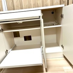 プリンター　パソコン　収納　キャビネットの画像