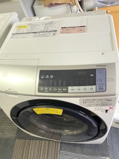 北九州市内配送無料　保証付き BD-SV110BL-S ドラム式洗濯乾燥機 ビッグドラム シルバー [洗濯11.0kg /乾燥6.0k