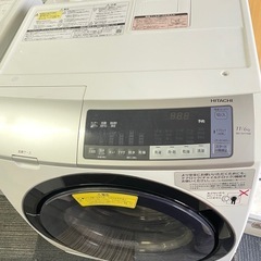 北九州市内配送無料　保証付き BD-SV110BL-S ドラム式洗濯乾燥機 ビッグドラム シルバー [洗濯11.0kg /乾燥6.0kg /ヒートリサイクル乾燥 /左開き]の画像