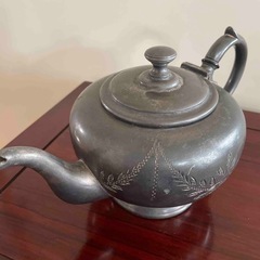 シルバー急須の画像