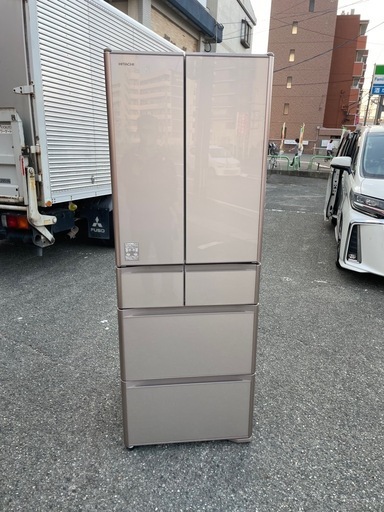 北九州市内配送無料　保証付き R-XG4300H-XN 冷蔵庫 真空チルドXGシリーズ クリスタルブラウン [430L /6ドア /観音開きタイプ]