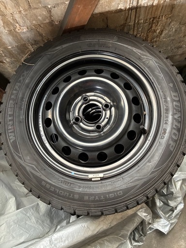 ホイールセットコンパクトカースタットレスタイヤ