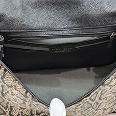【COLE HAAN】U04703 ターンロック トップ ハンドル 2WAYショルダーバッグ☆ＡＢ品☆質屋 ユニオン本通店 コールハーンの画像