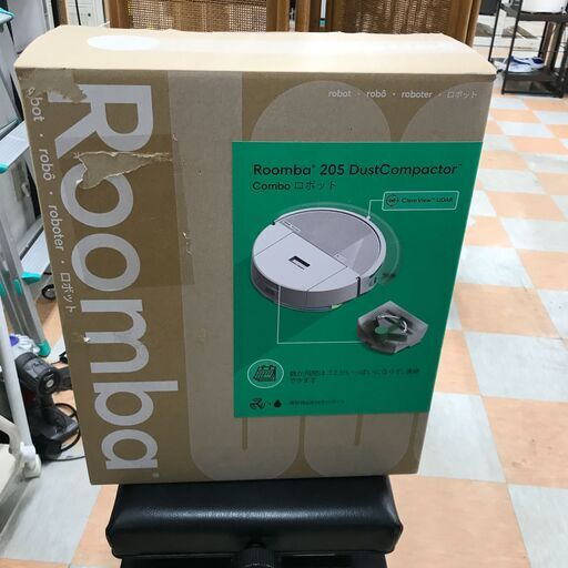 【ｼﾞｬﾝｸﾞﾙｼﾞｬﾝｸﾞﾙ金沢店】掃除機 iRobot Roomba 205 L121260    ※未使用品