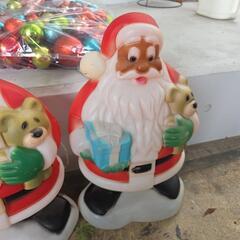 クリスマスリース　サンタクロースの画像