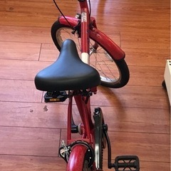 【ジャングルジャングル岸和田店】折り畳み自転車 20インチ レッド 南大阪 岸和田市 貝塚市 泉佐野市 和泉市 忠岡町 熊取町の画像