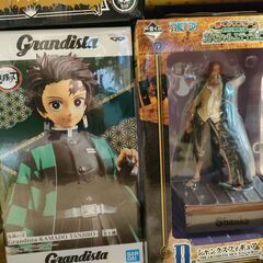 ■シャンクス、ロー２体、ロジャー、ルフィ、炭治郎　　人気６体フィギアの画像