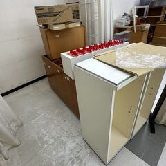 【無料】木製の棚・収納ケースなど　の画像