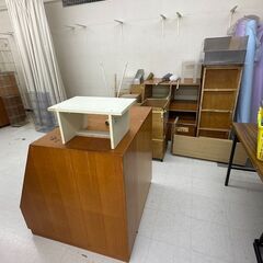 【無料】木製の棚・収納ケースなど　の画像