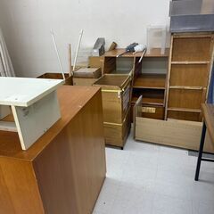 【無料】木製の棚・収納ケースなど　の画像