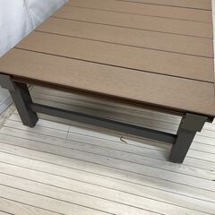 【未使用・組立済み】人工木アルミDXデッキ T型 ブラウン 180×90cm 屋外用ウッドデッキの画像
