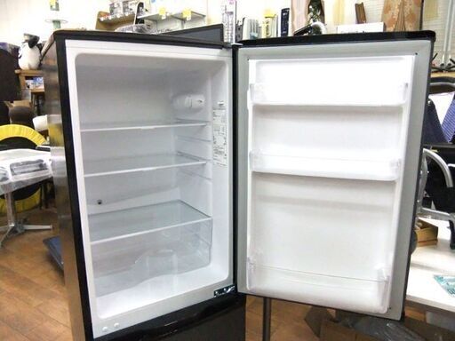 マクスゼン 冷蔵庫 直冷式 140L 2024年製 JR142HM01WH 2ドア グレー キッチン家電 MAXZEN 札幌市厚別区 