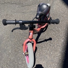 キックバイク トレーニングバイク 自転車 12インチ ピンクの画像