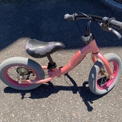 キックバイク トレーニングバイク 自転車 12インチ ピンクの画像