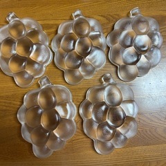 ぶどう皿　ガラス皿の画像