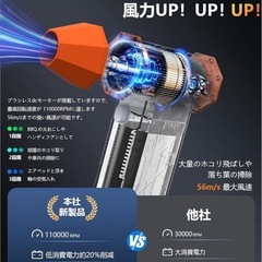 【新品未使用】エアダスター ブロワー 小型の画像