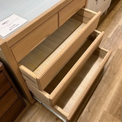 高野木工の4段チェスト ナチュラルをご紹介します。の画像