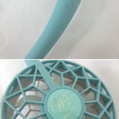 ( M-614 )ネッククーラー 首掛け扇風機 携帯扇風機 ハンズフリー ネックファン 首掛けクーラー ２個セット 中古 動作確認済みの画像