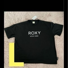 ROXY Tシャツ　ロキシー　レディース　Tシャツ　黒　Lサイズの画像