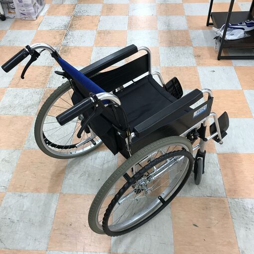 【ｼﾞｬﾝｸﾞﾙｼﾞｬﾝｸﾞﾙ金沢店】車イス MIKI ブルー    ※動作チェックOK