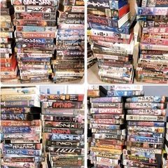 【売約済】VHSテープ 超大量 300本以上 ビデオデッキ付き  洋画  邦画 アクション SFなど　  の画像