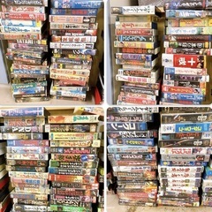 【売約済】VHSテープ 超大量 300本以上 ビデオデッキ付き  洋画  邦画 アクション SFなど　  の画像