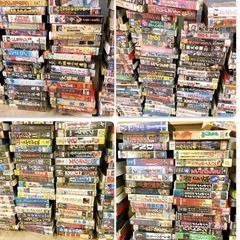 【売約済】VHSテープ 超大量 300本以上 ビデオデッキ付き  洋画  邦画 アクション SFなど　  の画像