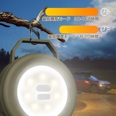 LEDランタン　超高輝度　2in1小型 キャンプランタン　6000mAhの画像