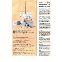 トヨタ SL432DX ロックミシン 新品未使用の画像