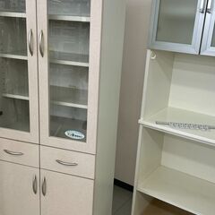 ★リユースのサカイ千葉中央店★期間限定割引有  食器棚  H181×D41×W60 クリーニング済み TC3827の画像