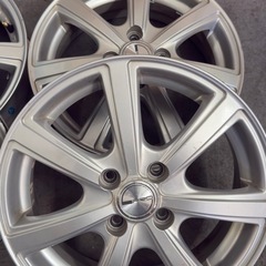 【中古】15インチ　アルミホイール　4.5j +43 4穴　軽四　軽トラの画像