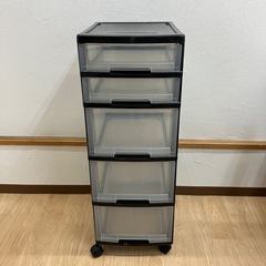 stp-3272 テンマ　プラチェスト　5段　キャスター付き　ス...