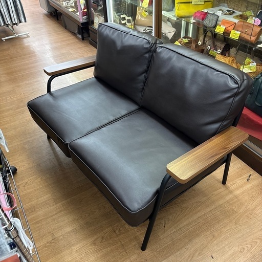 ☆限定SALE20％OFF☆ドリーム荒牧店☆ジモティー割引有☆2Pレザーソファ