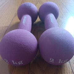 ダンベル ２kg×２個の画像
