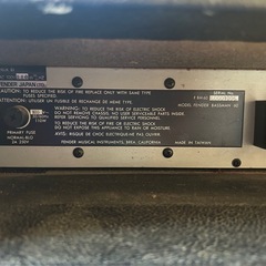 取引中）
FENDER JAPAN　BASSMAN 60　ベースアンプの画像