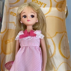 リカちゃん　はじめてのリカちゃん　ピンクのワンピースの画像