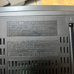 SONY ZS-RS81BT　2017年製　CDラジオ Bluetoothの画像