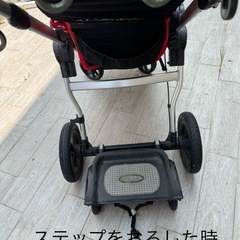 12日限り最終値下げ　双子ベビーカー　ベビージョガーシティセレクト　ダブル　赤の画像