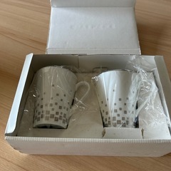 マグカップとトレーの画像