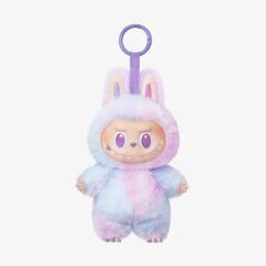 ポップマート Labubu ソフビ人形 キーホルダー付き ぬいぐ...