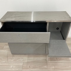 お値下げしました！キッチンカウンター 天板ステンレス グレー の画像