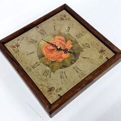 Dekor Toscana 壁掛け時計 幅：約20cm ウォールクロック 北欧風 イタリア カントリー ウォールデコ デコール・トスカーナ 札幌市 中央区 南12条の画像