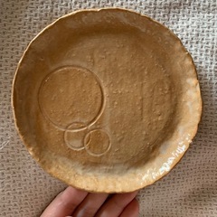 ハンドメイドのお皿5枚セットの画像