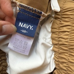 NAVY キッズハーフパンツ 160cmの画像