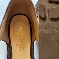 あしながおじさん　グルカサンダル　23cm　中古　箱無しの画像
