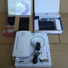 無線LANルーター　中古　3台セット　「バッファロー・エレコム・I.Oデータ」の画像